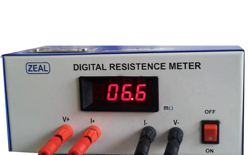 Digital 4 wire Resistance Meter